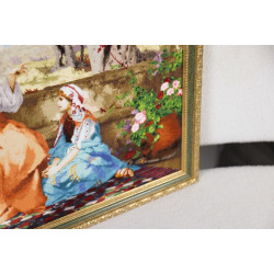 Cross stitch kit "Christ with Martha and Mary" 85 x 54 cm S/MK120