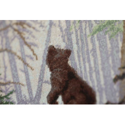 Набор для вышивания крестиком "Утро в сосновом лесу" 43.7 x 29.3 см S/KR007