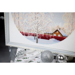 Набор для вышивания крестиком "Снежный кружев" 31,7 x 31,7 см S/VM047