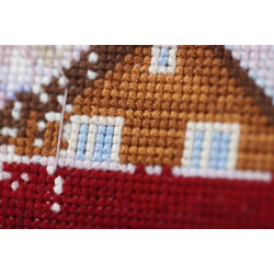 Набор для вышивания крестиком "Снежный кружев" 31,7 x 31,7 см S/VM047