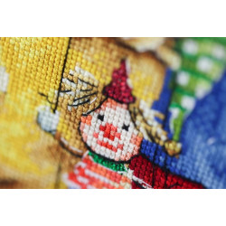 Набор для вышивания крестиком "Медведи клоуны" 24,3 x 29,3 см S/VK097