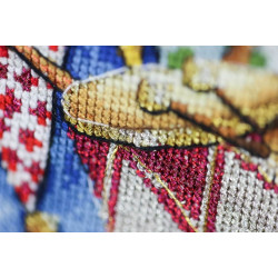 Набор для вышивания крестиком "Медведи клоуны" 24,3 x 29,3 см S/VK097