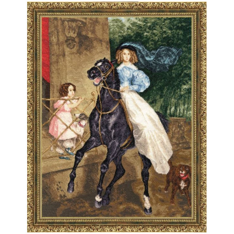 Набор для вышивания «Всадник» 24,5 х 32,5 см S/KR006