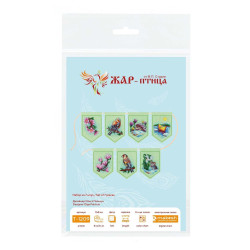 Набор для вышивания крестом "Весенняя гирлянда (7 флажков)" ST-1209