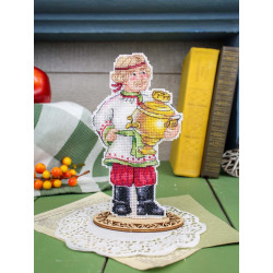 Cross stitch kit "Festive samovar" 17*9 cm SR-1357