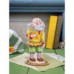 Cross stitch kit "Grandfather with a willow" 16*7 cm SR-1355