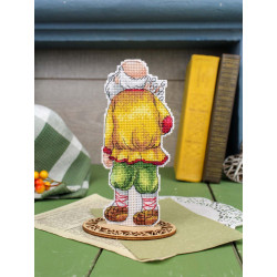 Cross stitch kit "Grandfather with a willow" 16*7 cm SR-1355