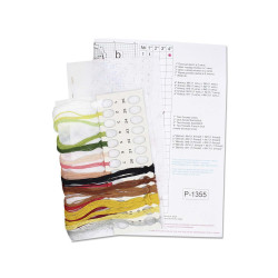 Cross stitch kit "Grandfather with a willow" 16*7 cm SR-1355