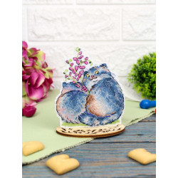 Набор для вышивания крестиком "Милая пара" 11*9 см SR-1352