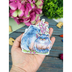 Набор для вышивания крестиком "Милая пара" 11*9 см SR-1352