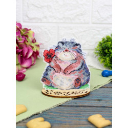 Cross stitch kit "Poppy lover" 10*9 cm SR-1351