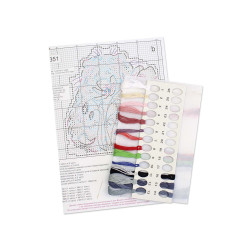 Набор для вышивания крестом "Любитель маков" 10*9 см SR-1351