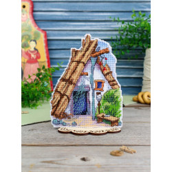 Cross stitch kit "Fairytale hut" 16*13 cm SR-1333
