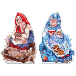 Cross stitch kit "Left with nothing" 19*13 cm SR-1332