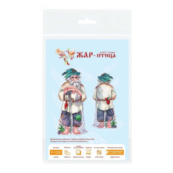 Набор для вышивания крестиком "Старый рыбак" 20*9 см SR-1331