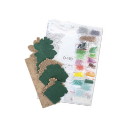 Вышивка крестиком на деревянной основе "Сад суккулентов" 14*20*7 см SO-160