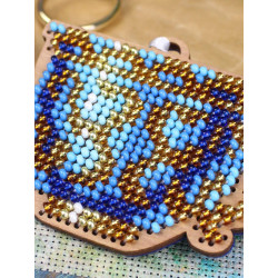 Вышивка на деревянной основе "Элегантный чайный сервиз. Чашка" 5*8 см SO-144