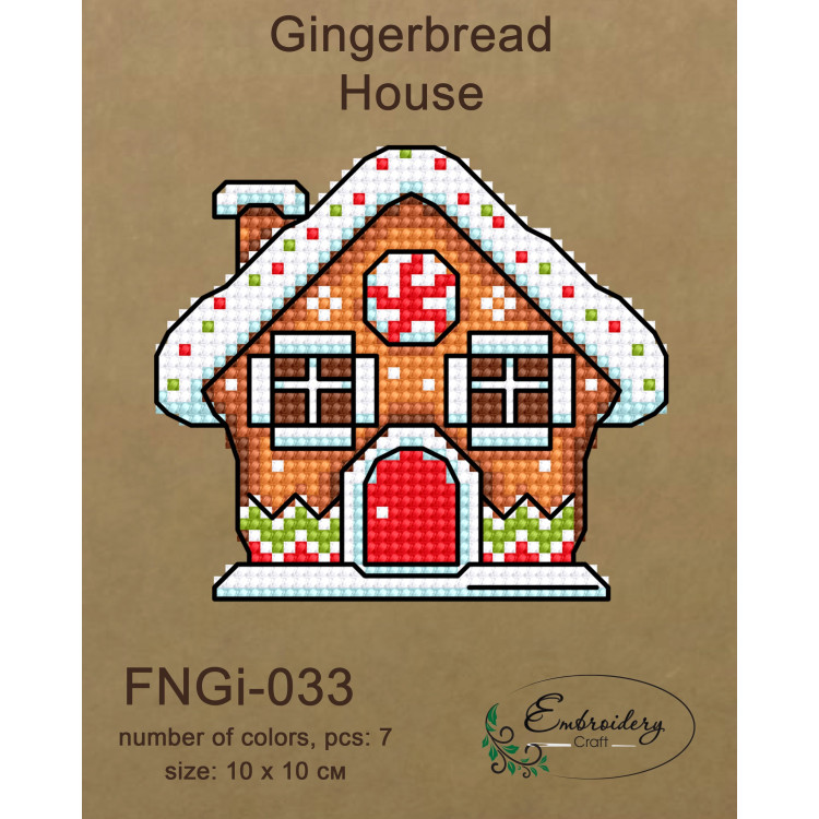 Gingerbread House (beads) FBNGI-033