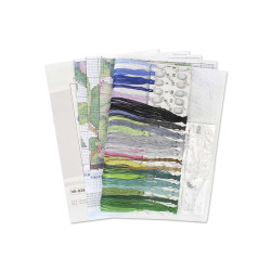 Набор для вышивания крестиком "Черника" 28*20 см SNV-929