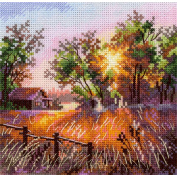 Cross stitch kit "Harmony of nature" 14*14 cm SNV-1019
