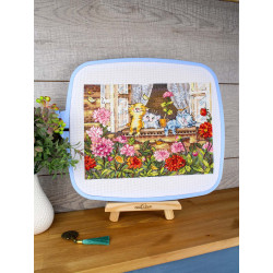 Набор для вышивания крестиком "Беззаботное детство" 19*25 см SNV-1017