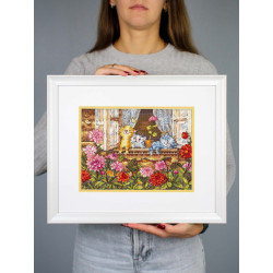 Набор для вышивания крестиком "Беззаботное детство" 19*25 см SNV-1017