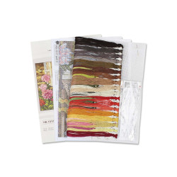 Набор для вышивания крестиком "Беззаботное детство" 19*25 см SNV-1017