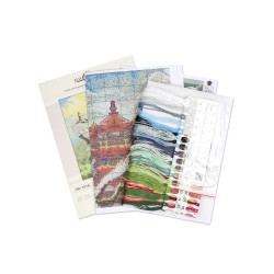 Набор для вышивания крестом "Воздушное путешествие" 25*20 см SNV-1016