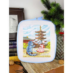 Cross stitch kit "Graceful dance" 25*20 cm SNV-1013