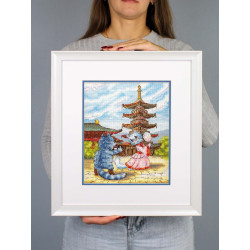 Набор для вышивания крестиком "Изящный танец" SNV-1013