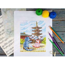 Набор для вышивания крестиком "Изящный танец" SNV-1013