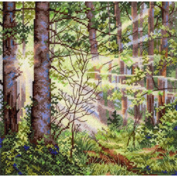 Cross stitch kit "Sunny Forest" 20*20 cm SNV-1004