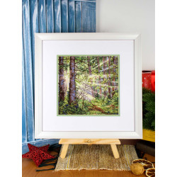 Набор для вышивания крестиком "Солнечный лес" 20*20 см SNV-1004