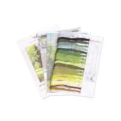 Набор для вышивания крестом "На проселочной дороге" 22*20 см SNV-1001