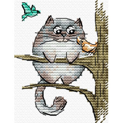 Cross stitch kit "Fluffy Naturalist" 9*7 cm SM-1264