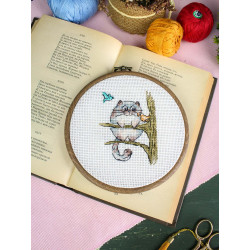 Набор для вышивания крестиком "Пушистый натуралист" SM-1264