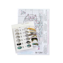 Набор для вышивания крестиком "Пушистый натуралист" SM-1264