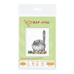 Набор для вышивания крестом "Осторожно, опасность!" 9*7 см SM-1263