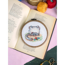 Набор для вышивания крестиком "Животное" 7*7 см SM-1262