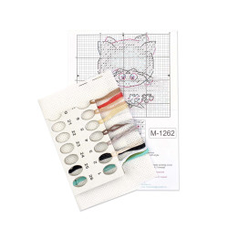 Набор для вышивания крестиком "Животное" 7*7 см SM-1262