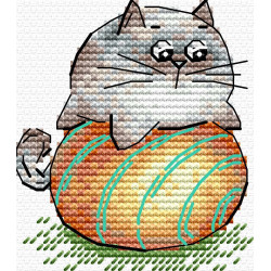 Cross stitch kit "Ball game" 7*6 cm SM-1261