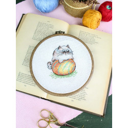 Cross stitch kit "Ball game" 7*6 cm SM-1261