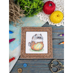 Набор для вышивания крестом "Игра с мячом" 7*6 см SM-1261