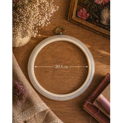 20,5 cm Round Flexi Hoop (transparent) 230-4TRANSP