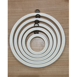 20,5 cm Round Flexi Hoop (white) 230-4WHT