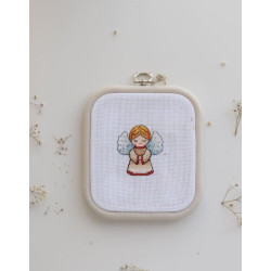 12,5x14,5 см квадратный пяльцы (белый) 230-11WHT