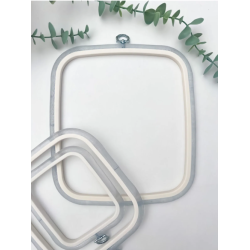 12,5x14,5 cm Square flexi hoop (transparent) 230-11TRANSP
