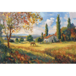 Cross-stitch kits "Autumn pastoral" 35*24 cm RTOM1117
