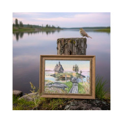 Siuvinėjimo kryželiu rinkinys "Sala" 25*18,5 cm RTOM1085