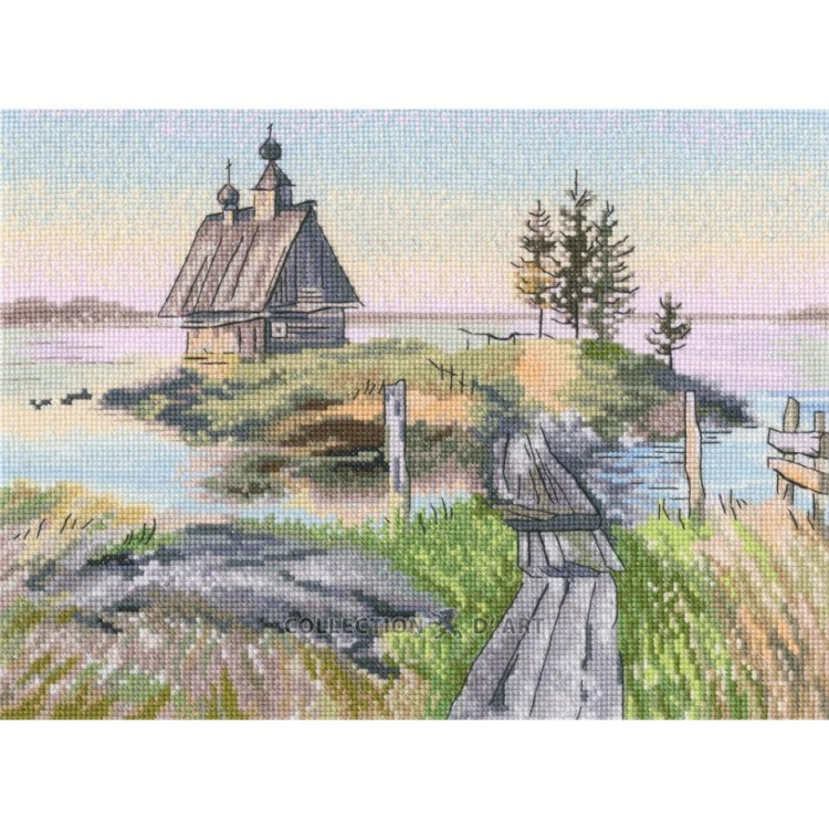 Siuvinėjimo kryželiu rinkinys "Sala" 25*18,5 cm RTOM1085